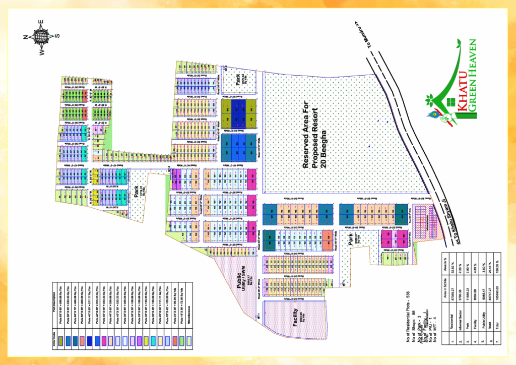 Khatu Green Heaven Township Map